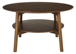 Table basse rotonda in legno scuro D80 cm MALVA