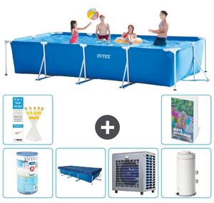 Piscina fuori terra rettangolare - 450x220x84 cm - Struttura in 5 parti, modello S38