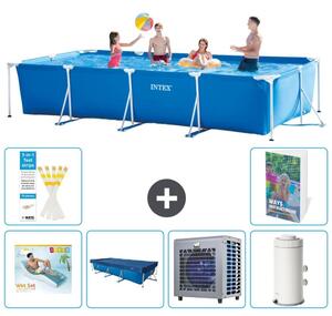 Piscina fuori terra rettangolare - 450x220x84 cm - composta da 5 elementi, modello S33