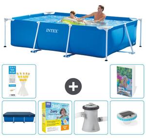 Piscina fuori terra rettangolare - 260x160x65 cm - 5 pezzi, modello S4