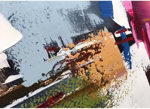 Agave Quadro astratto dipinto a mano su tela di cotone "Esplosione di Colore" 150x110 Tela,Cotone Dipinti su Tela Quadri per soggiorno