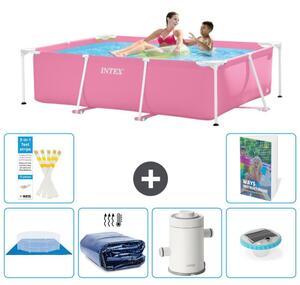 Piscina fuori terra rettangolare - 220x150x60 cm - composta da 5 elementi, modello S98