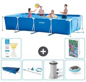 Piscina fuori terra rettangolare - 450x220x84 cm - Struttura in 5 parti, modello S73