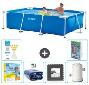 Piscina fuori terra rettangolare - 260x160x65 cm - composta da 5 elementi - modello S111