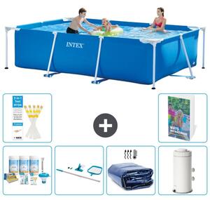 Piscina fuori terra rettangolare - 300x200x75 cm - composta da 5 elementi, modello S93