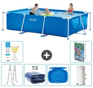 Piscina fuori terra rettangolare - 300x200x75 cm - composta da 5 elementi - modello S144