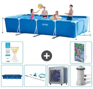 Piscina fuori terra rettangolare - 450x220x84 cm - composta da 5 elementi - modello S109
