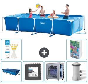Piscina fuori terra rettangolare - 450x220x84 cm - composta da 5 elementi - modello S156