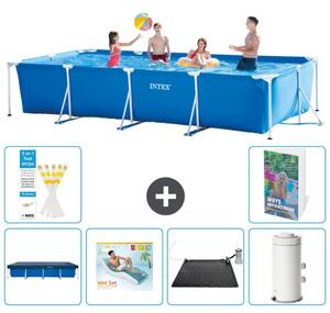 Piscina fuori terra rettangolare - 450x220x84 cm - Struttura in 5 parti, modello S70