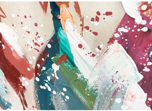 Agave Quadro astratto contemporaneo dipinto a mano su tela di cotone "Fashion" 150x50 Tela,Cotone Dipinti su Tela Quadri per soggiorno