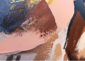 Agave Quadro moderno astratto dipinto a mano su tela "Allegre Melodie" 120x60 Tela,Cotone Dipinti su Tela Quadri per soggiorno