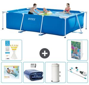 Piscina fuori terra rettangolare - 300x200x75 cm - composta da 5 elementi, modello S87