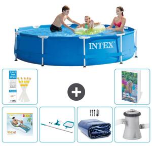 Piscina autoportante rettangolare - 305x76 cm - 5 pezzi - Modello S134