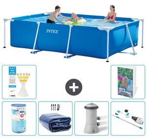 Piscina fuori terra rettangolare - 300x200x75 cm - composta da 5 elementi, modello S27