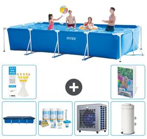 Piscina fuori terra rettangolare - 450x220x84 cm - Struttura in 5 parti, modello S90