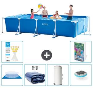 Piscina fuori terra rettangolare - 450x220x84 cm - composta da 5 elementi, modello S98