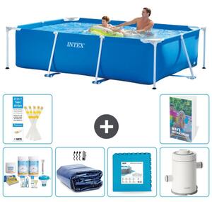 Piscina fuori terra rettangolare - 260x160x65 cm - composta da 5 elementi, modello S14