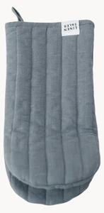 Presina in lino fatta a mano Blue Fog