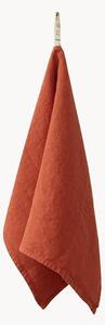 Strofinaccio in lino fatto a mano Baked Clay
