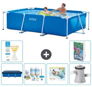 Piscina fuori terra rettangolare - 260x160x65 cm - composta da 5 elementi - modello S172