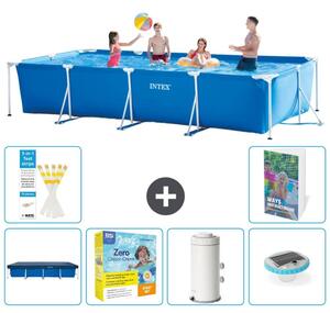 Piscina fuori terra rettangolare - 450x220x84 cm - composta da 5 elementi, modello S32