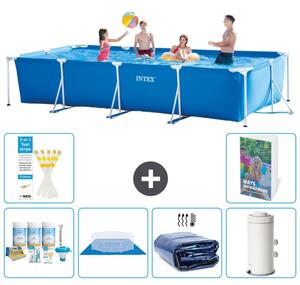 Piscina fuori terra rettangolare - 450x220x84 cm - composta da 5 elementi, modello S115