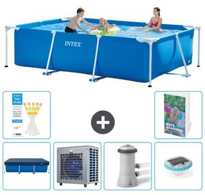 Piscina fuori terra rettangolare - 300x200x75 cm - composta da 5 elementi, modello S106