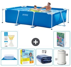 Piscina fuori terra rettangolare - 260x160x65 cm - composta da 5 elementi, modello S71