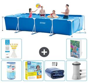 Piscina fuori terra rettangolare - 450x220x84 cm - 5 pezzi, modello S50