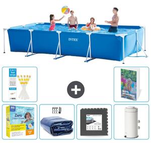 Piscina fuori terra rettangolare - 450x220x84 cm - 5 pezzi - Modello S111
