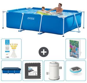 Piscina fuori terra rettangolare - 260x160x65 cm - composta da 5 parti - Modello S138