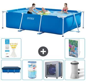 Piscina fuori terra rettangolare - 300x200x75 cm - composta da 5 elementi, modello S29