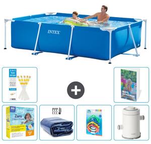 Piscina fuori terra rettangolare - 260x160x65 cm - Struttura in 5 parti, modello S7