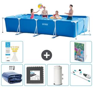 Piscina fuori terra rettangolare - 450x220x84 cm - composta da 5 elementi - modello S141