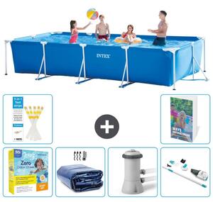 Piscina fuori terra rettangolare - 450x220x84 cm - composta da 5 elementi, modello S39