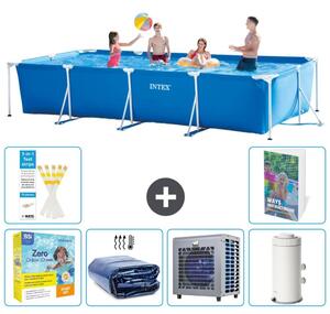 Piscina fuori terra rettangolare - 450x220x84 cm - 5 pezzi - Modello S157