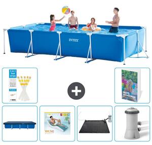 Piscina fuori terra rettangolare - 450x220x84 cm - Struttura in 5 parti, modello S45
