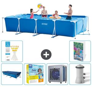 Piscina fuori terra rettangolare - 450x220x84 cm - Struttura in 5 parti, modello S84