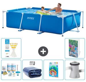 Piscina fuori terra rettangolare - 260x160x65 cm - composta da 5 elementi, modello S108