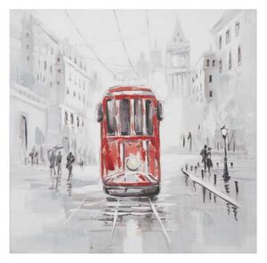 Dipinto Su Tela Tram -A- Cm 80X3X80- Mauro Ferretti