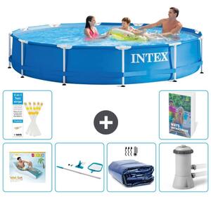 Piscina autoportante rettangolare - 366x76 cm - 5 pezzi - Modello S134