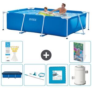 Piscina fuori terra rettangolare - 260x160x65 cm - composta da 5 elementi, modello S17