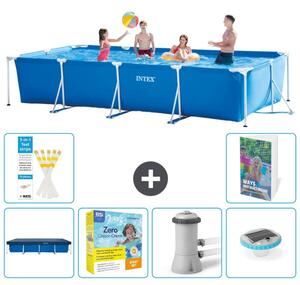 Piscina fuori terra rettangolare - 450x220x84 cm - Struttura in 5 parti, modello S4