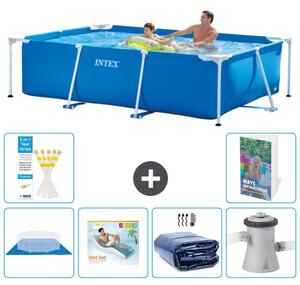 Piscina fuori terra rettangolare - 260x160x65 cm - composta da 5 elementi, modello S171