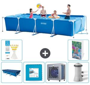 Piscina fuori terra rettangolare - 450x220x84 cm - Struttura in 5 parti, modello S79