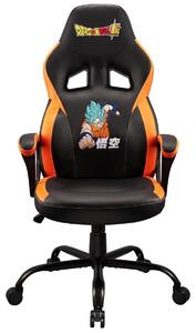 Sedia da gaming Dragon Ball Z - Nero - Schienale ergonomico - Con poggiatesta, braccioli e funzione dondolo