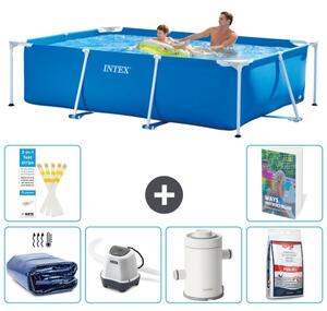 Piscina fuori terra rettangolare - 260x160x65 cm - composta da 5 elementi, modello S155