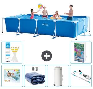 Piscina fuori terra rettangolare - 450x220x84 cm - composta da 5 elementi, modello S87
