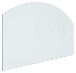Piastra in vetro per camino Trasparente 80 x 50 cm Vetro