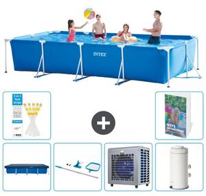 Piscina fuori terra rettangolare - 450x220x84 cm - composta da 5 elementi - modello S122